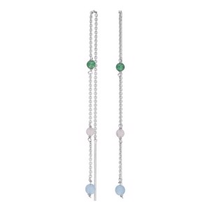 Nordahl Jewellery - SWEETS52 ørehængere sølv m.sten 30290240900